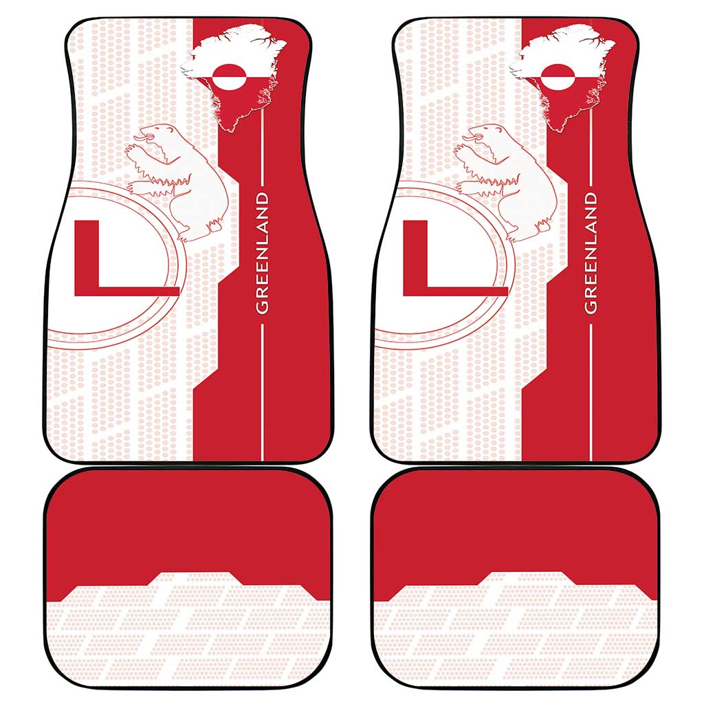 Greenland Car Mats Coat Of Arms Unique Style