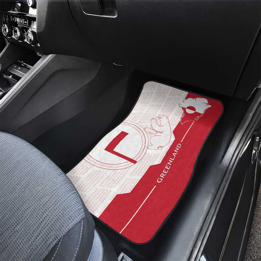 Greenland Car Mats Coat Of Arms Unique Style