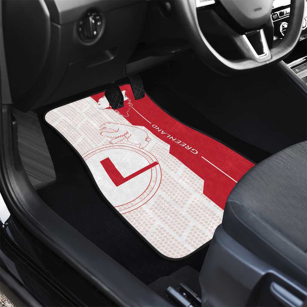 Greenland Car Mats Coat Of Arms Unique Style