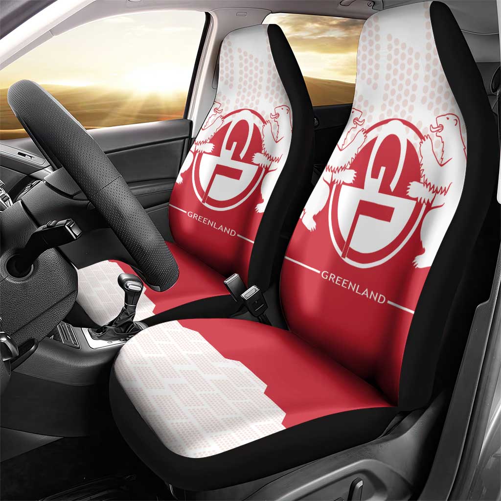 Greenland Car Seat Cover Coat Of Arms Unique Style