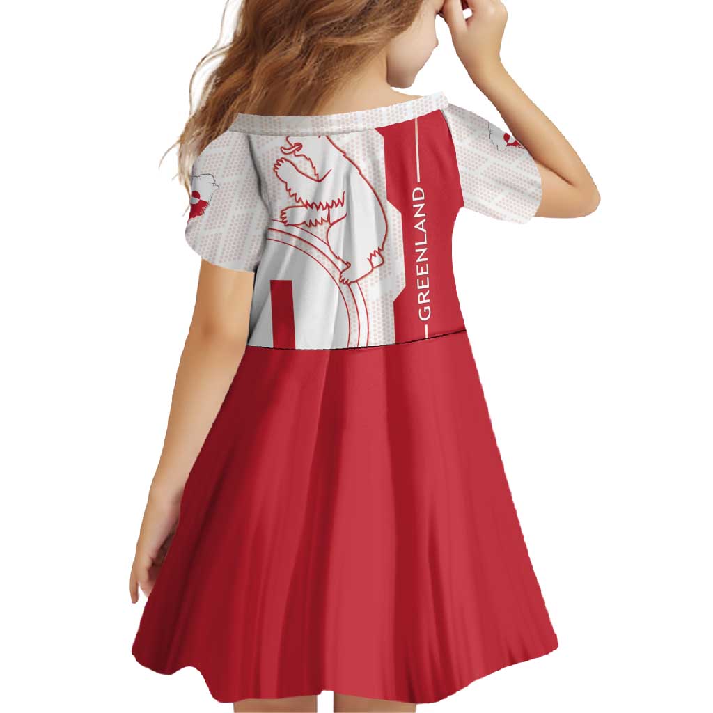 Greenland Family Matching Off Shoulder Maxi Dress and Hawaiian Shirt Coat Of Arms Unique Style