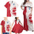 Greenland Family Matching Off Shoulder Maxi Dress and Hawaiian Shirt Coat Of Arms Unique Style