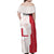 Greenland Family Matching Off Shoulder Maxi Dress and Hawaiian Shirt Coat Of Arms Unique Style