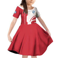 Greenland Family Matching Off Shoulder Short Dress and Hawaiian Shirt Coat Of Arms Unique Style