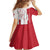 Greenland Family Matching Off Shoulder Short Dress and Hawaiian Shirt Coat Of Arms Unique Style