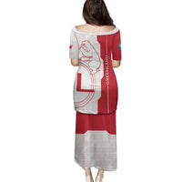 Greenland Family Matching Puletasi and Hawaiian Shirt Coat Of Arms Unique Style