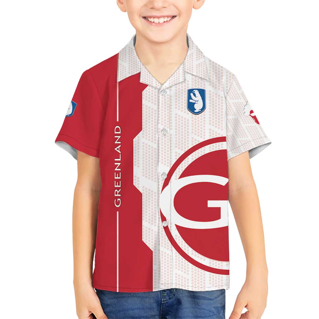 Greenland Family Matching Summer Maxi Dress and Hawaiian Shirt Coat Of Arms Unique Style