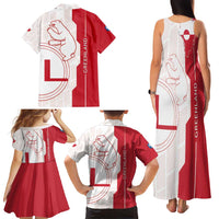 Greenland Family Matching Tank Maxi Dress and Hawaiian Shirt Coat Of Arms Unique Style