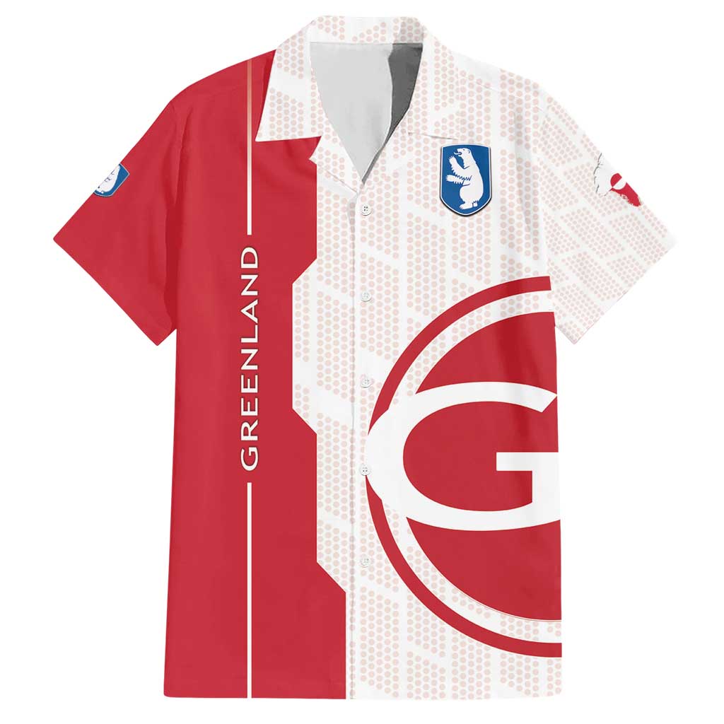 Greenland Hawaiian Shirt Coat Of Arms Unique Style