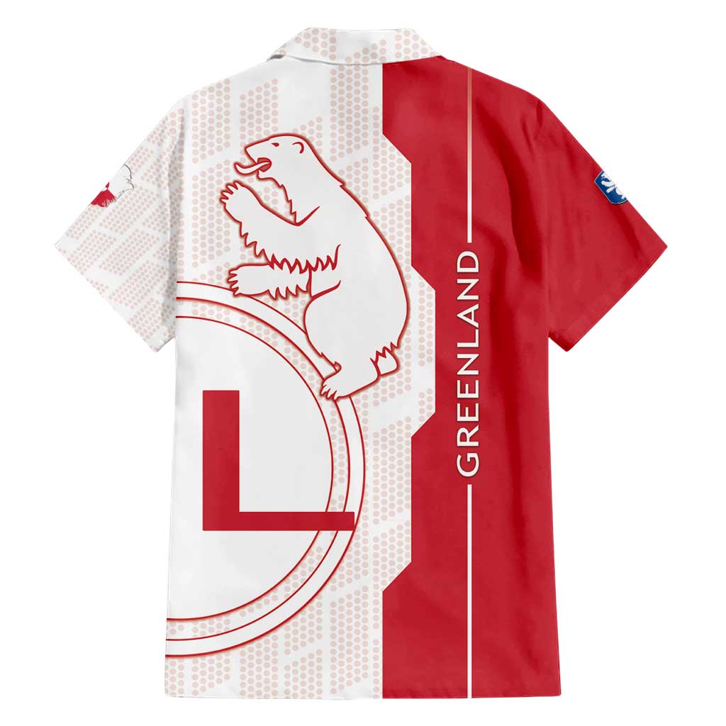 Greenland Hawaiian Shirt Coat Of Arms Unique Style