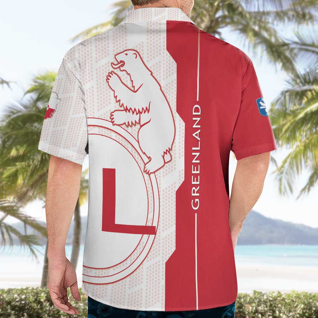 Greenland Hawaiian Shirt Coat Of Arms Unique Style