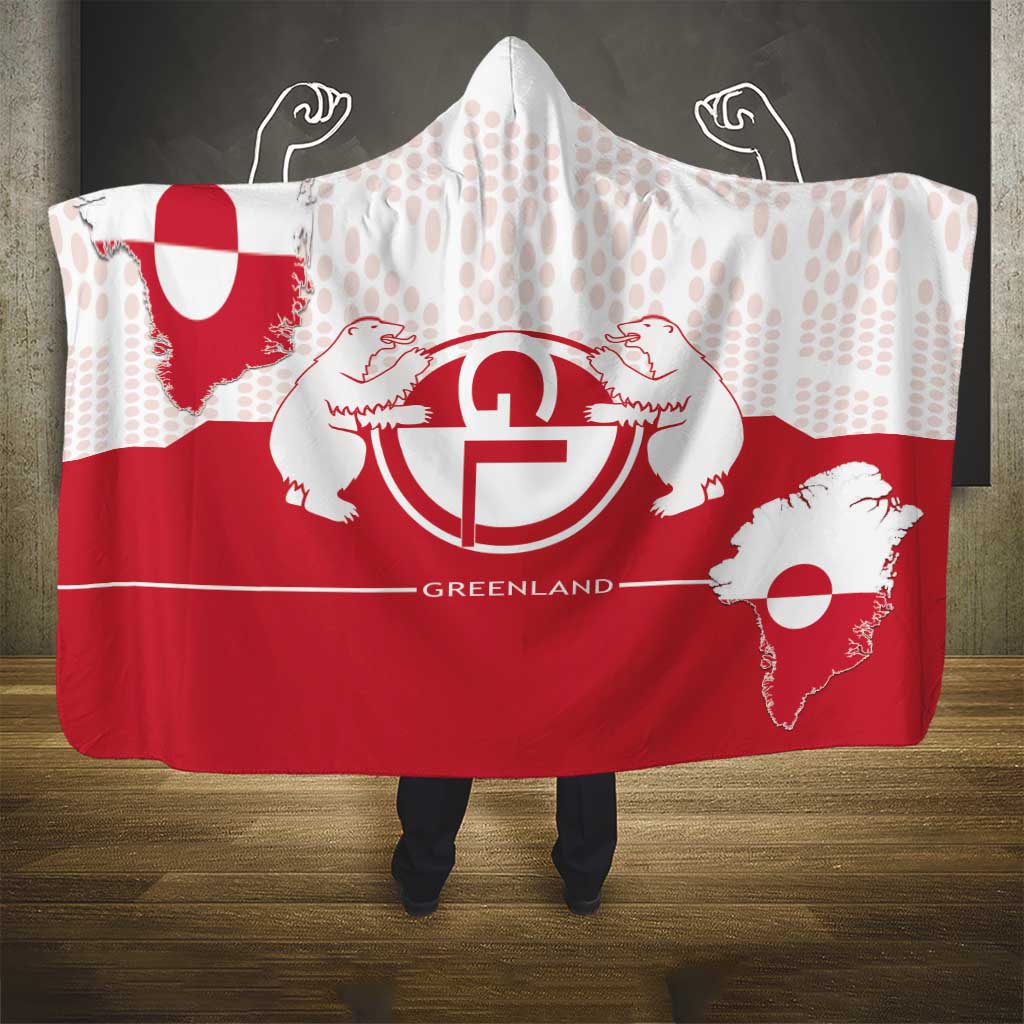 Greenland Hooded Blanket Coat Of Arms Unique Style