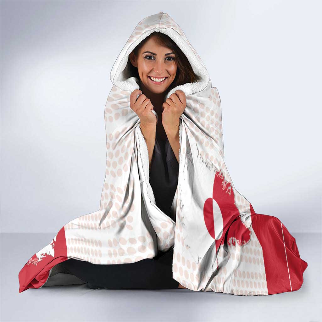 Greenland Hooded Blanket Coat Of Arms Unique Style