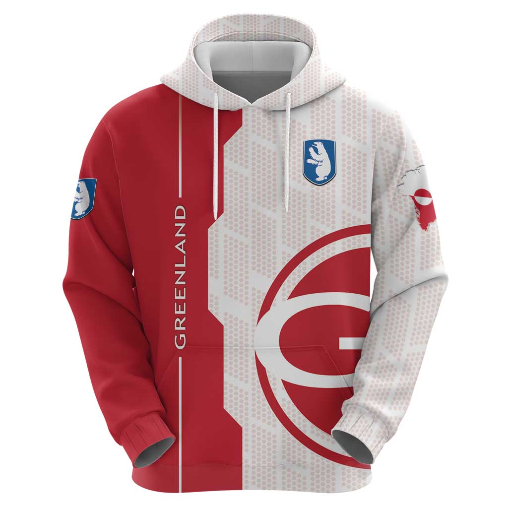 Greenland Hoodie Coat Of Arms Unique Style