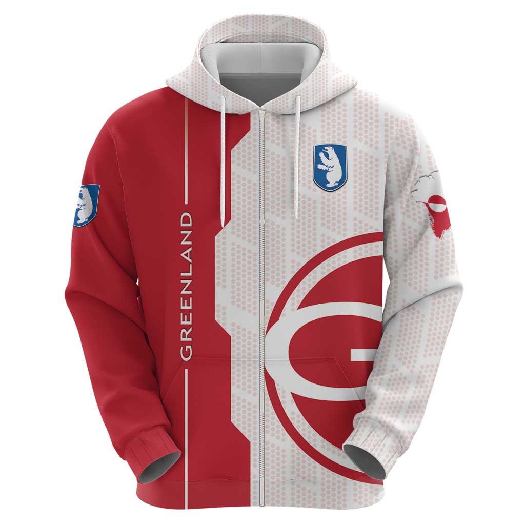Greenland Hoodie Coat Of Arms Unique Style