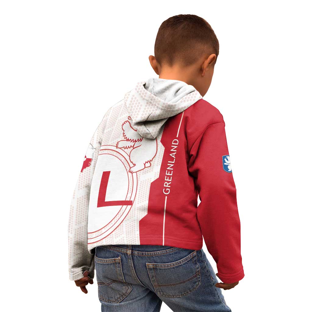 Greenland Kid Hoodie Coat Of Arms Unique Style