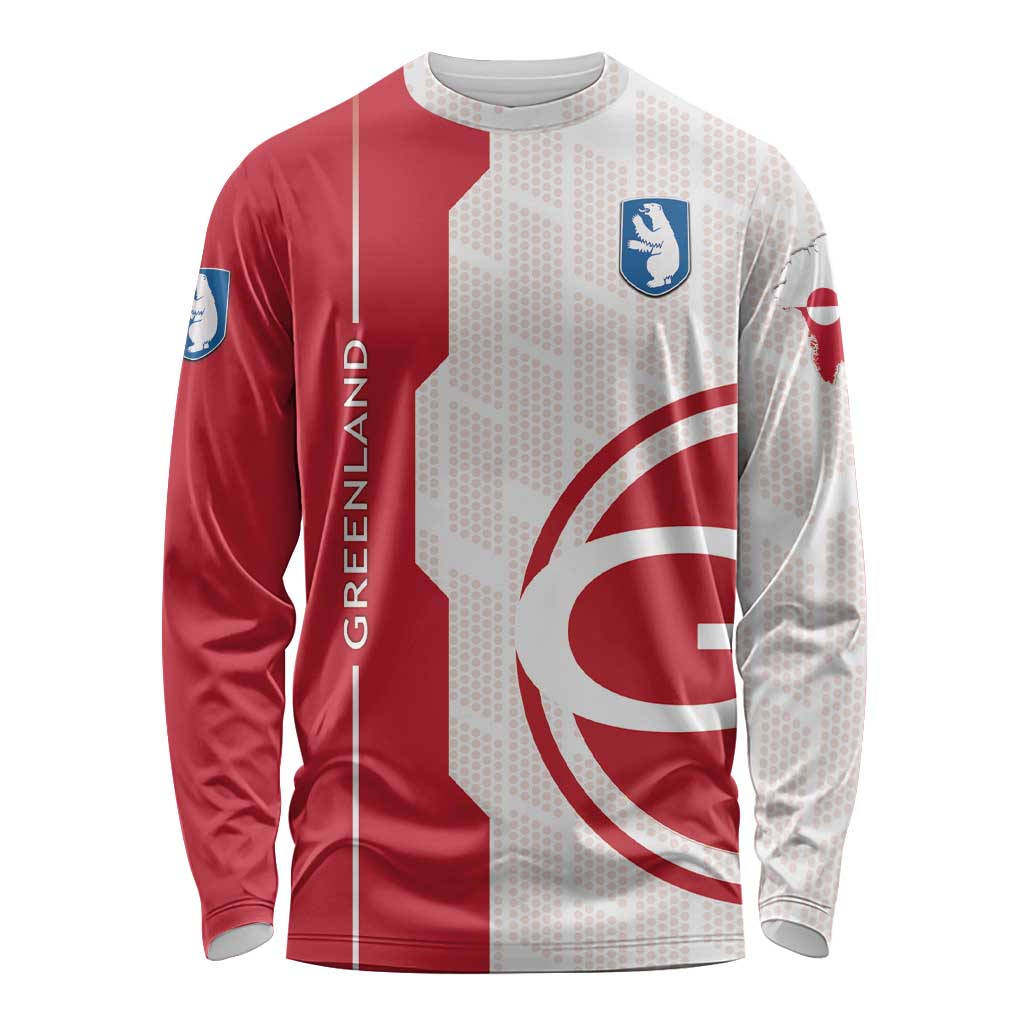 Greenland Long Sleeve Shirt Coat Of Arms Unique Style