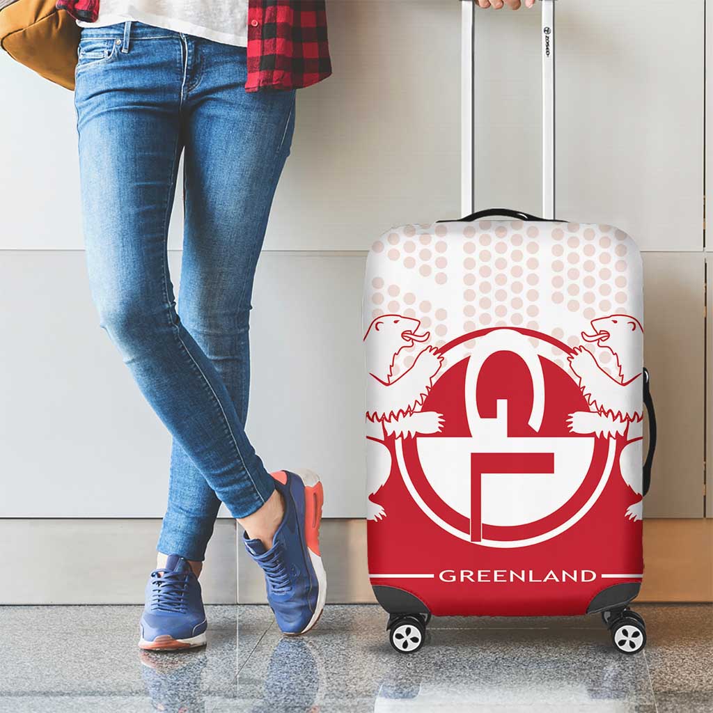 Greenland Luggage Cover Coat Of Arms Unique Style