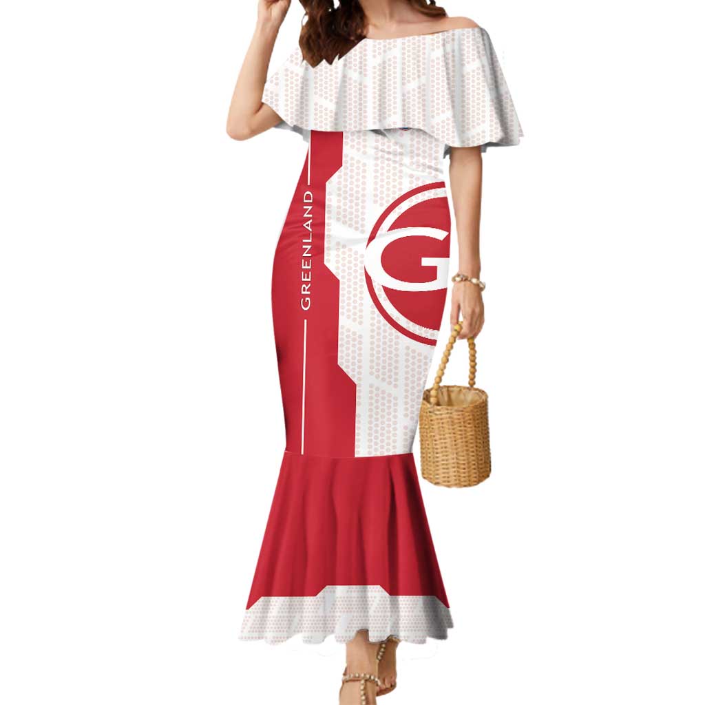 Greenland Mermaid Dress Coat Of Arms Unique Style