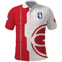 Greenland Polo Shirt Coat Of Arms Unique Style