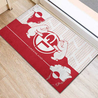 Greenland Rubber Doormat Coat Of Arms Unique Style