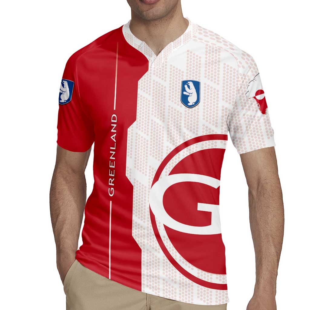 Greenland Rugby Jersey Coat Of Arms Unique Style