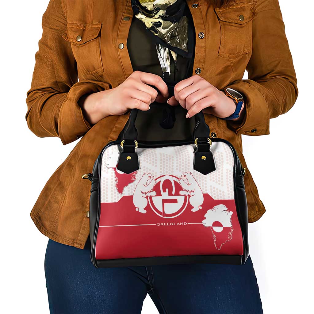 Greenland Shoulder Handbag Coat Of Arms Unique Style