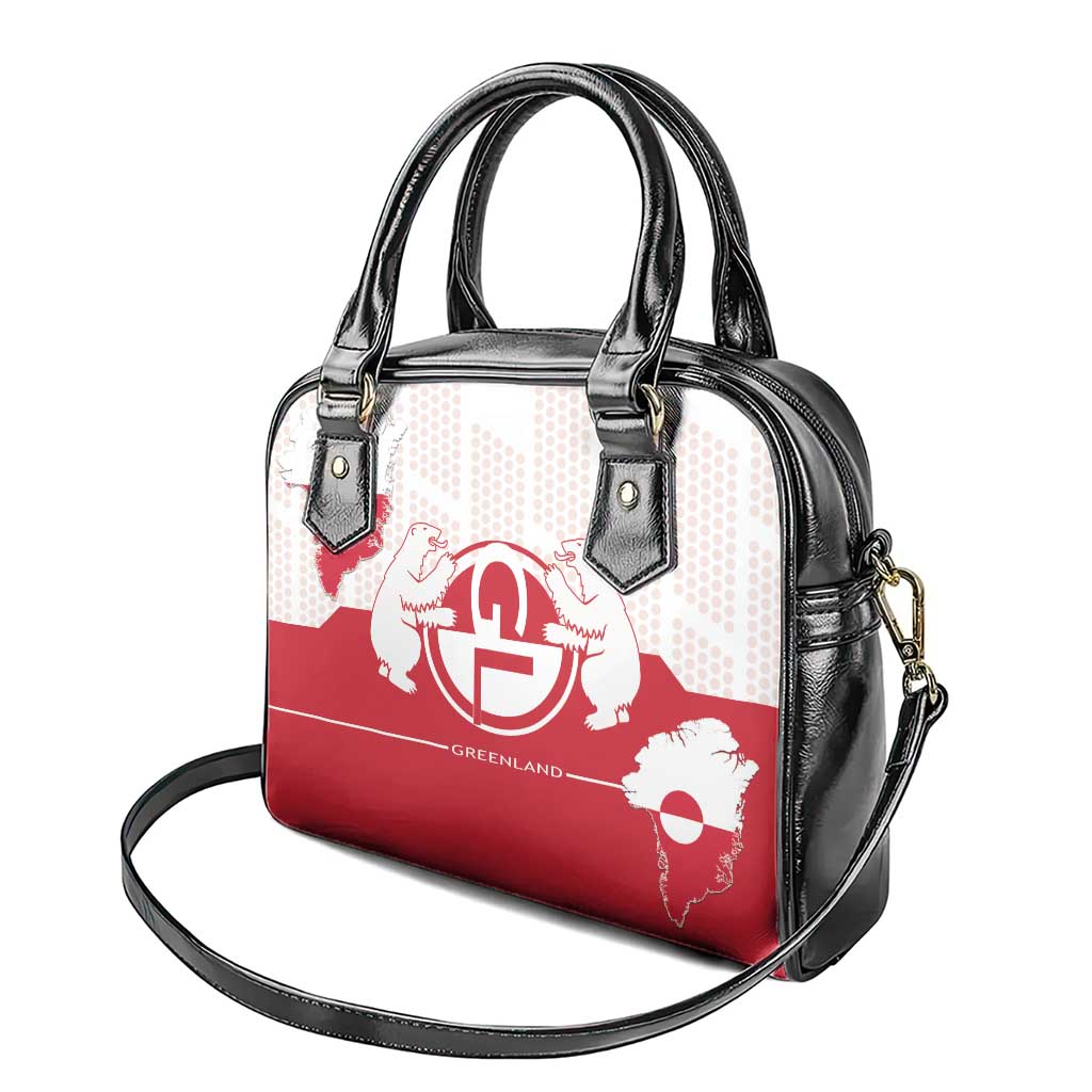 Greenland Shoulder Handbag Coat Of Arms Unique Style