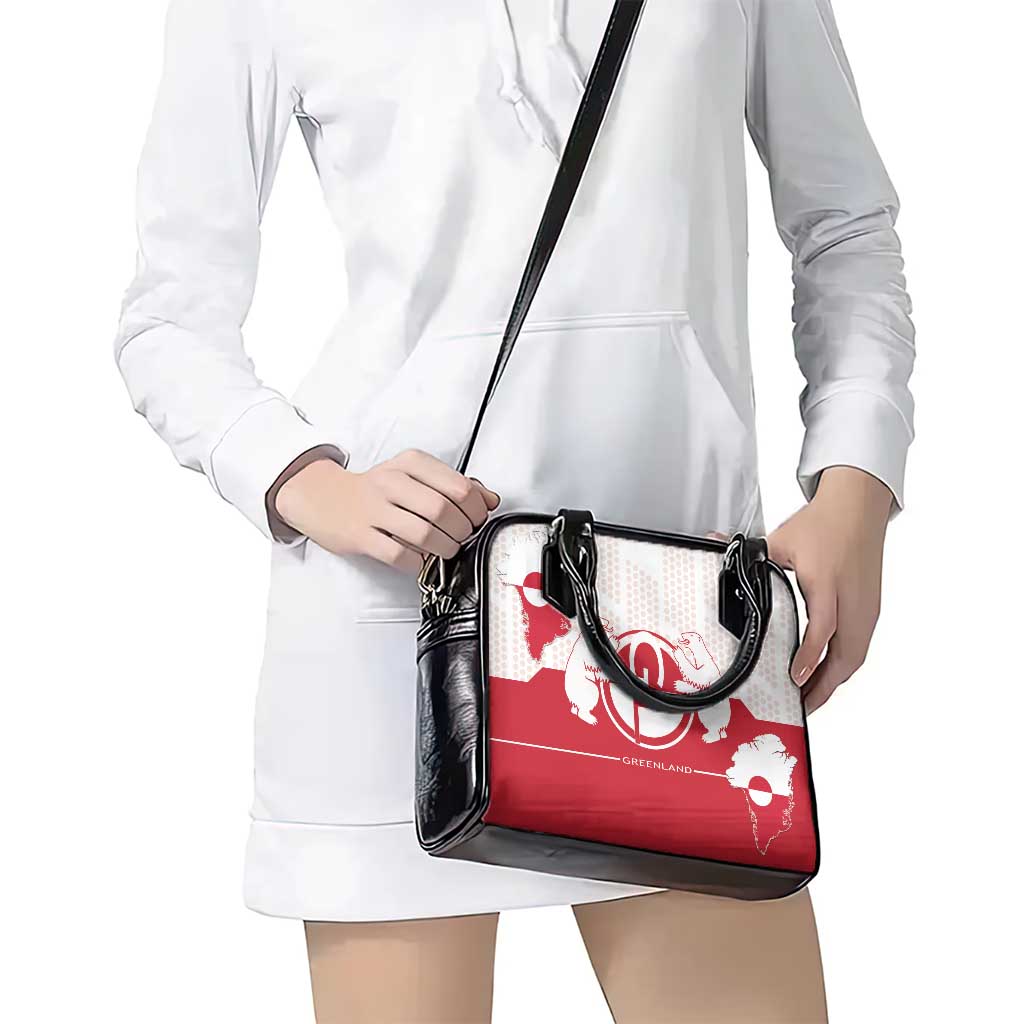 Greenland Shoulder Handbag Coat Of Arms Unique Style