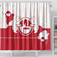 Greenland Shower Curtain Coat Of Arms Unique Style
