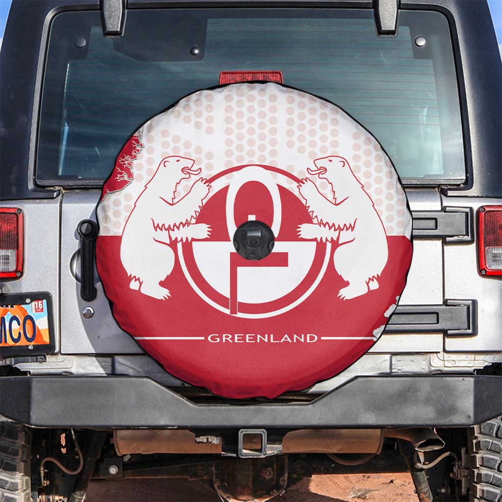 Greenland Spare Tire Cover Coat Of Arms Unique Style