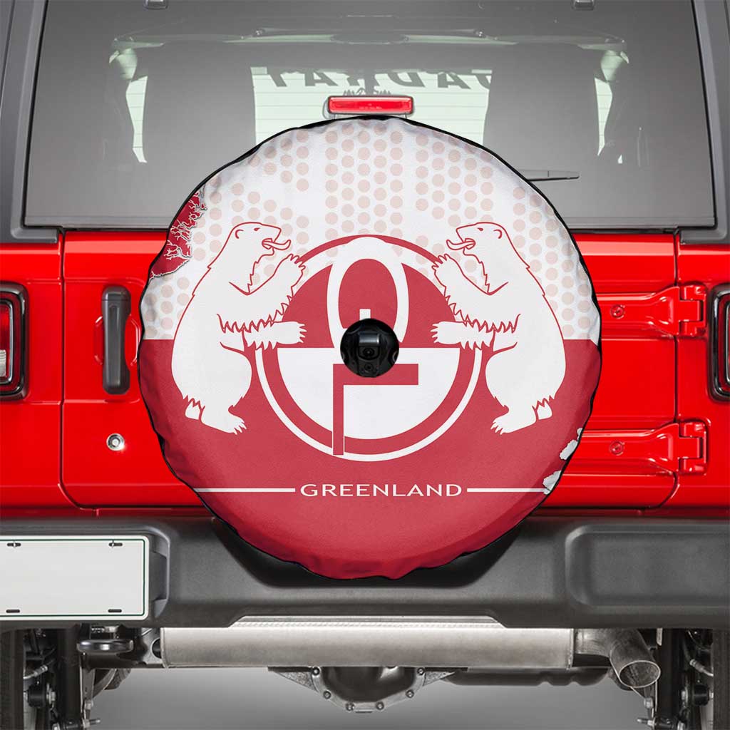 Greenland Spare Tire Cover Coat Of Arms Unique Style