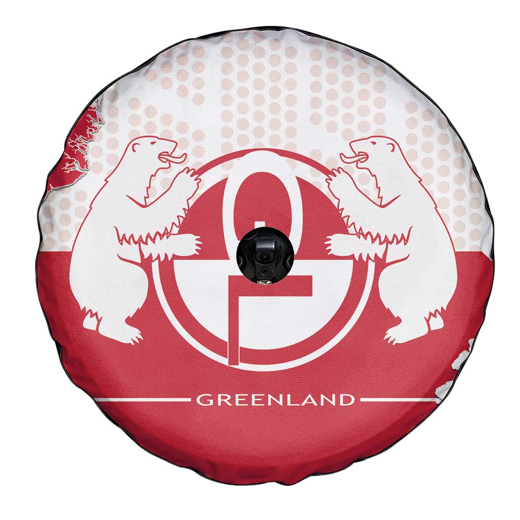 Greenland Spare Tire Cover Coat Of Arms Unique Style