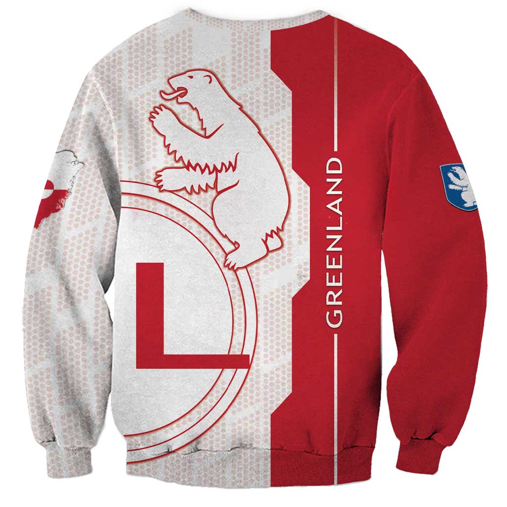 Greenland Sweatshirt Coat Of Arms Unique Style