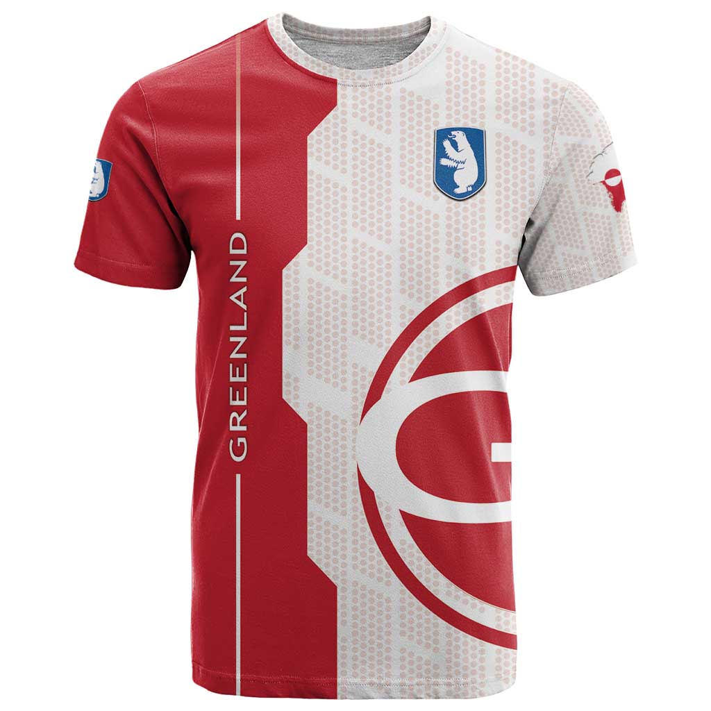 Greenland T Shirt Coat Of Arms Unique Style