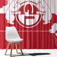 Greenland Window Curtain Coat Of Arms Unique Style