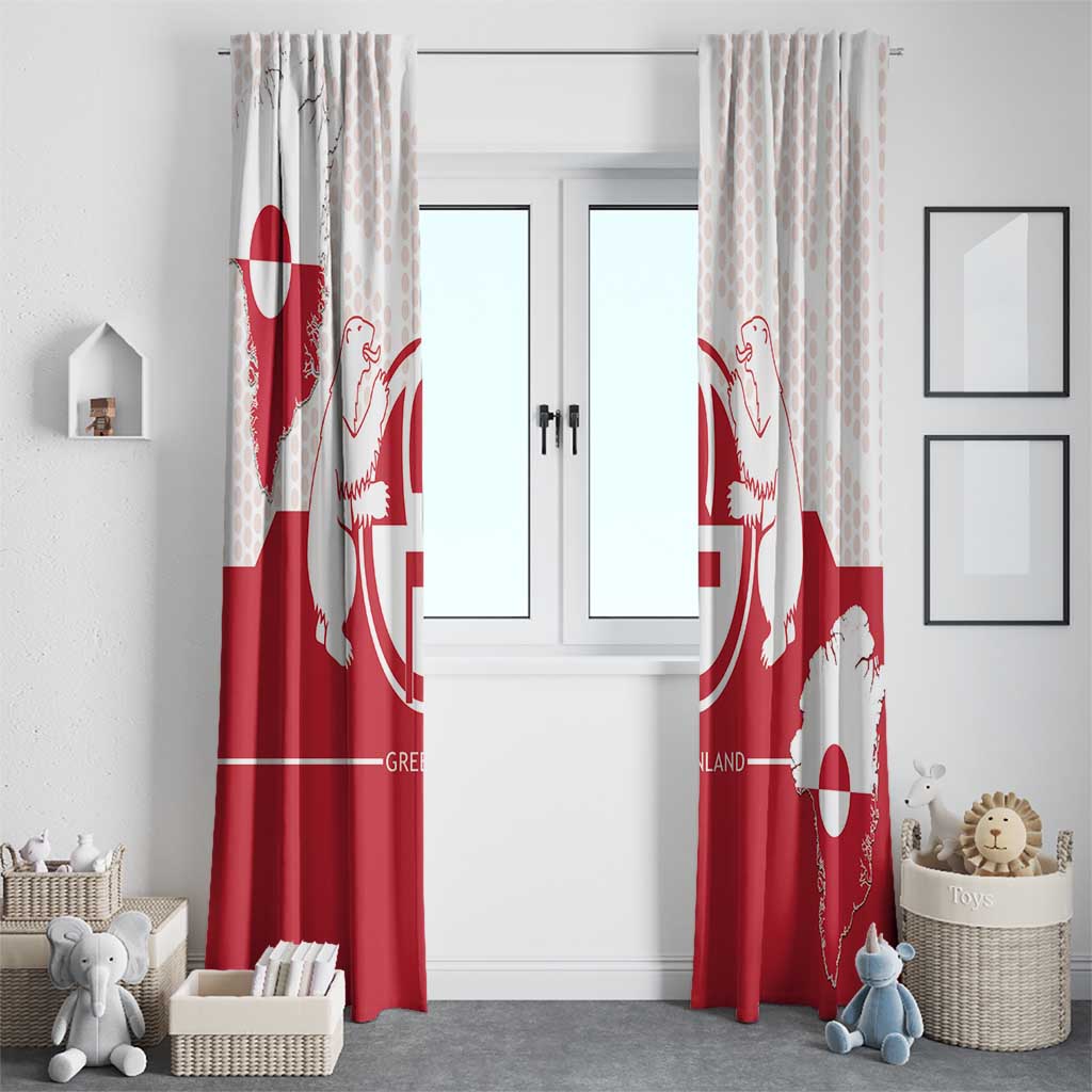 Greenland Window Curtain Coat Of Arms Unique Style