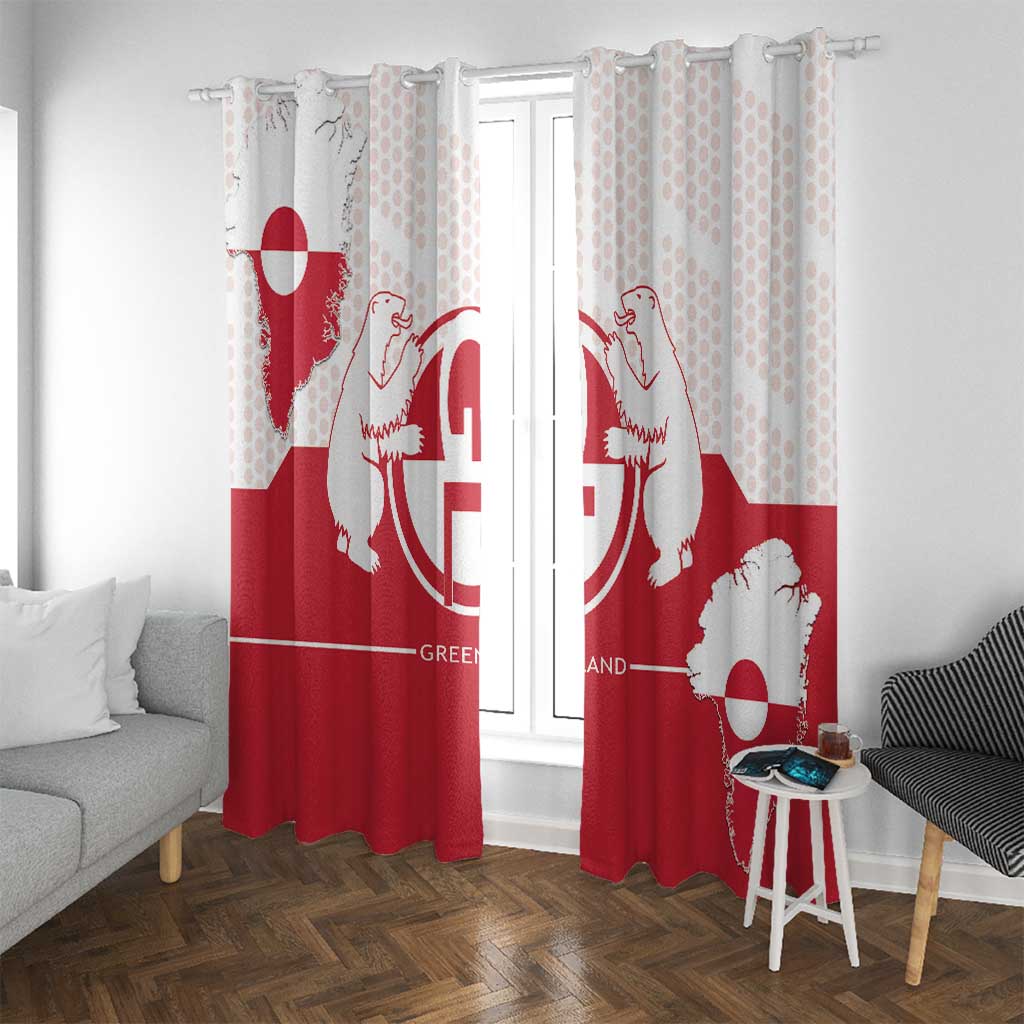Greenland Window Curtain Coat Of Arms Unique Style