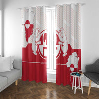 Greenland Window Curtain Coat Of Arms Unique Style