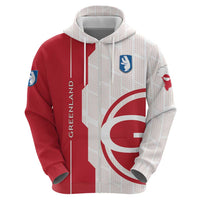 Greenland Zip Hoodie Coat Of Arms Unique Style