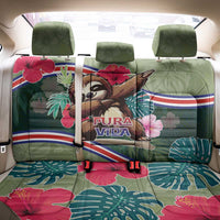 Costa Rica Back Car Seat Cover Pura Vida Dabbing Sloth