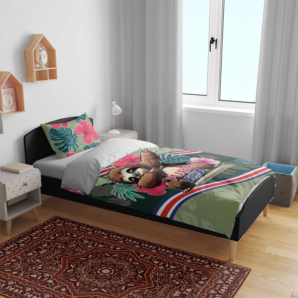 Costa Rica Bedding Set Pura Vida Dabbing Sloth