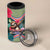 Costa Rica 4 in 1 Can Cooler Tumbler Pura Vida Dabbing Sloth