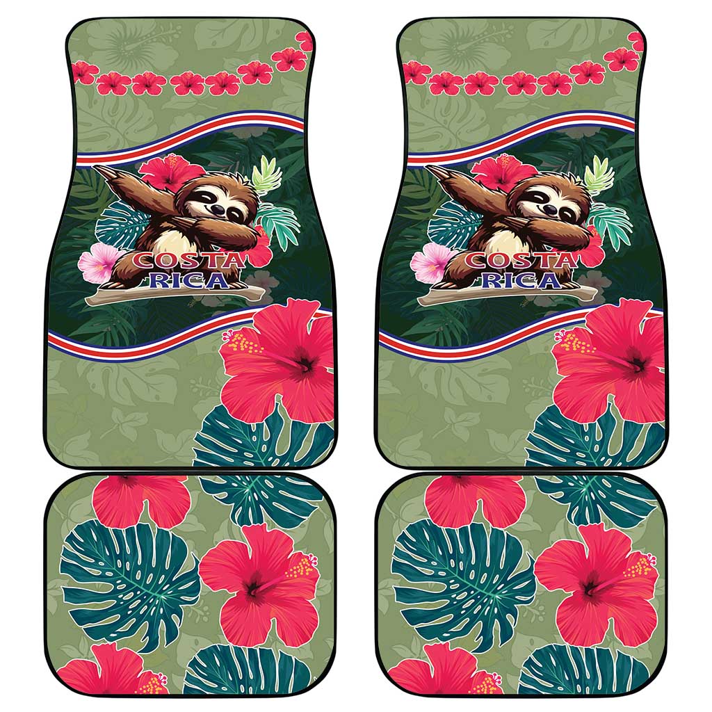 Costa Rica Car Mats Pura Vida Dabbing Sloth