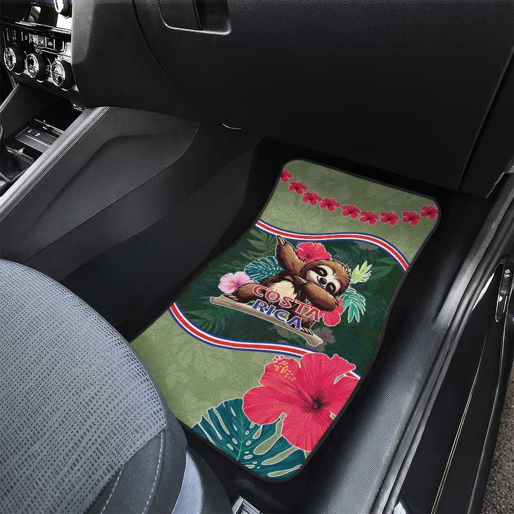 Costa Rica Car Mats Pura Vida Dabbing Sloth