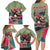 Costa Rica Family Matching Long Sleeve Bodycon Dress and Hawaiian Shirt Pura Vida Dabbing Sloth