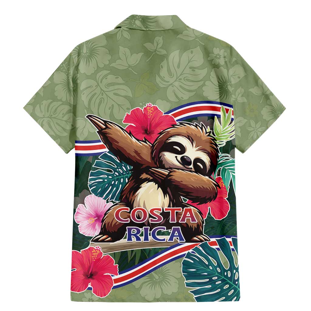 Costa Rica Family Matching Mermaid Dress and Hawaiian Shirt Pura Vida Dabbing Sloth
