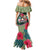 Costa Rica Family Matching Mermaid Dress and Hawaiian Shirt Pura Vida Dabbing Sloth