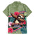 Costa Rica Family Matching Off The Shoulder Long Sleeve Dress and Hawaiian Shirt Pura Vida Dabbing Sloth