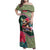 Costa Rica Family Matching Off Shoulder Maxi Dress and Hawaiian Shirt Pura Vida Dabbing Sloth